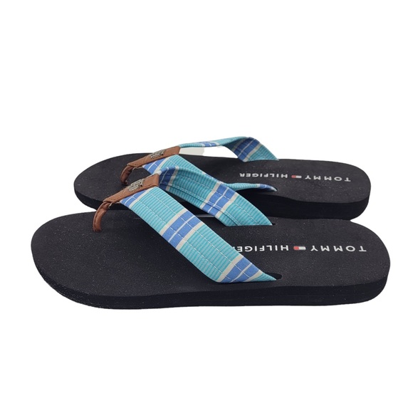 NWOT Tommy Hilfiger Women’s Miami Prep Canvas Flip Flop Size 8 - Picture 2 of 11